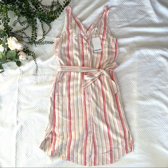 Splendid Dresses & Skirts - NWT Splendid Sunshade Stripe Linen Dress